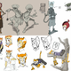 Ryu Kihyun’s unused concept art for Wilykit and Wilykat.